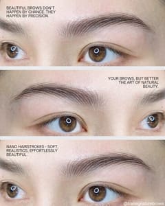 Eyebrow Tattoo result by Tran's SignatureBrows and Permanent Make up in San Jose, CA