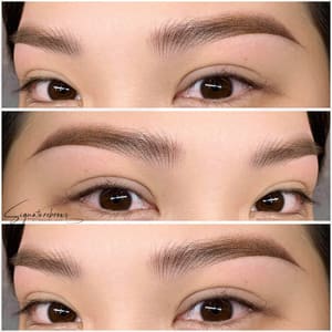 Eyebrow Tattoo result by Tran's SignatureBrows and Permanent Make up in San Jose, CA