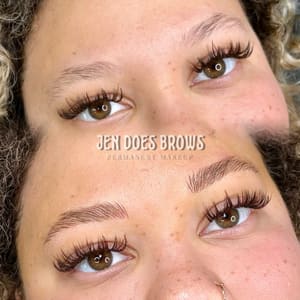 Eyebrow Tattoo result by Transcend Studio in Covina, CA