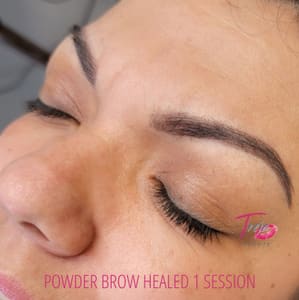 Eyebrow Tattoo result by Treja Beauty in Cotati, CA