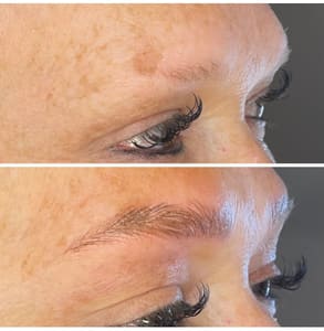 Eyebrow Tattoo result by Tricia's Beauty Marx in Washington, PA
