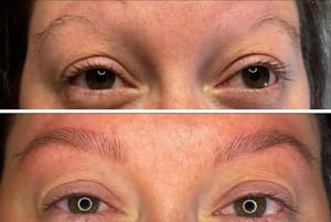 Eyebrow Tattoo result by Tricia's Beauty Marx in Washington, PA