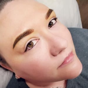 Eyebrow Tattoo result by Trisha John Beauty in Muncie, IN