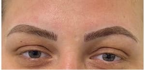 Eyebrow Tattoo result by Tru Salon Spa in Commerce Township, MI