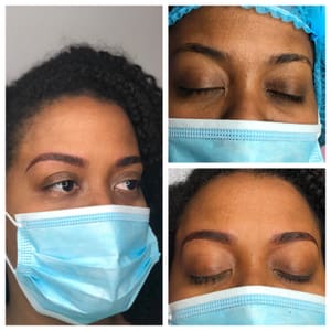 Eyebrow Tattoo result by Truc Beauty Artistry in Fairview, TN