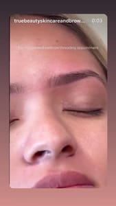 Eyebrow Tattoo result by True Beauty Skincare & Brows - by Tina in Tustin, CA