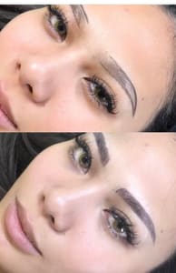 Eyebrow Tattoo result by Tulsi Microblading & Eyelash Studio in Plano, TX