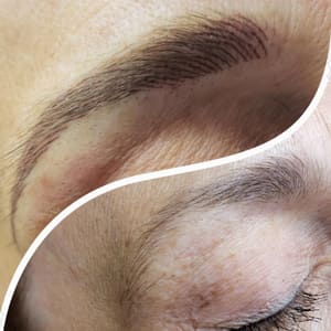 Eyebrow Tattoo result by Tyler Permanent Cosmetics in Tyler, TX