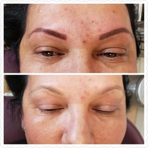 Eyebrow Tattoo result by Tyler Permanent Cosmetics in Tyler, TX