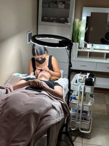 Eyebrow Tattoo result by Ula Beauty - Eyelash Extensions Brooklyn in Brooklyn, NY