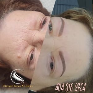 Eyebrow Tattoo result by Ultimate Brows & Lashes in Adairsville, GA
