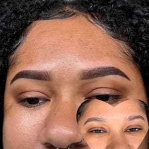 Eyebrow Tattoo result by UnDenyahble Beauty in Woodbridge, VA