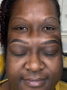 Eyebrow Tattoo result by UnDenyahble Beauty in Woodbridge, VA