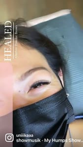 Eyebrow Tattoo result by UNIKA Lash - Brow - Head Spa in El Cajon, CA