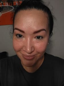 Eyebrow Tattoo result by UNIQ permanent makeup in Marietta, GA