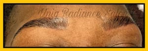 Eyebrow Tattoo result by Uniq Radiance Salon in Duncanville, TX