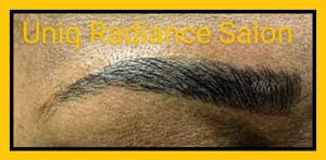 Eyebrow Tattoo result by Uniq Radiance Salon in Duncanville, TX