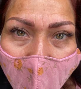 Eyebrow Tattoo result by Unique Beauty in Elk Grove, CA