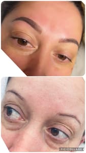 Eyebrow Tattoo result by Unique Beauty Salon in Tacoma, WA