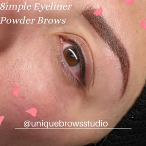 Eyebrow Tattoo result by Unique Brows Studio in Middletown, MD