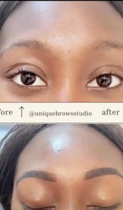 Eyebrow Tattoo result by Unique Brows Studio in Middletown, MD