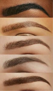 Eyebrow Tattoo result by Unique Creations in Bakersfield, CA