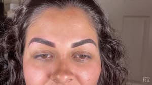 Eyebrow Tattoo result by Unique Creations in Bakersfield, CA