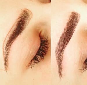 Eyebrow Tattoo result by Unique Threading in San Diego, CA