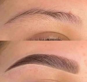Eyebrow Tattoo result by Unique Threading in San Diego, CA