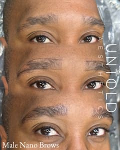 Eyebrow Tattoo result by Untold Aesthetics in Rocklin, CA