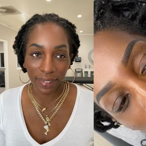 Eyebrow Tattoo result by Unveiled Beauty Studio in Santa Ana, CA