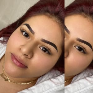 Eyebrow Tattoo result by Unveiled Beauty Studio in Santa Ana, CA