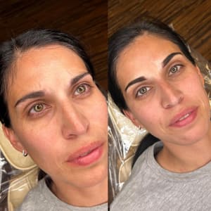 Eyebrow Tattoo result by Uplift Aesthetics in Durant, OK