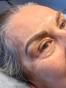Eyebrow Tattoo result by Uplifting Solitude LLC in Carmichael, CA