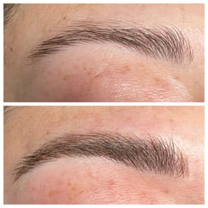 Eyebrow Tattoo result by Upper Lash Co in Brentwood, TN