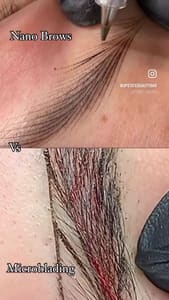 Eyebrow Tattoo result by Upstate Beauty Bar in Camp Hill, PA