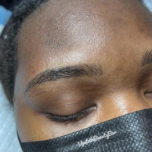 Eyebrow Tattoo result by Upstate Beauty Bar in Camp Hill, PA