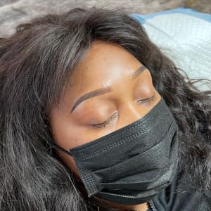 Eyebrow Tattoo result by Upstate Beauty Bar in Camp Hill, PA