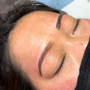 Eyebrow Tattoo result by Upstate Beauty Bar in Camp Hill, PA
