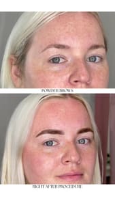 Eyebrow Tattoo result by URU Permanent Makeup in Sacramento, CA