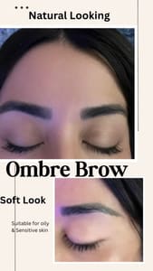 Eyebrow Tattoo result by Uzuri Allure Beauty, Skincare & Med Spa in Covina, CA