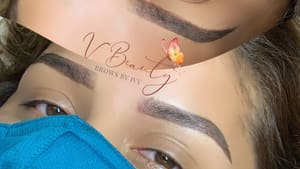 Eyebrow Tattoo result by V Beauty & Brows in Garden Grove, CA