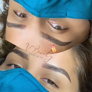 Eyebrow Tattoo result by V Beauty & Brows in Garden Grove, CA