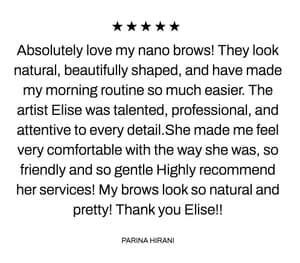 Eyebrow Tattoo result by VÉLA Atelier in Rocklin, CA