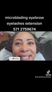 Eyebrow Tattoo result by V Lashes & 3D Microblading in Arlington, VA