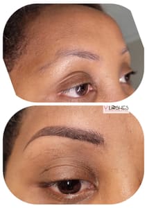 Eyebrow Tattoo result by V Lashes & 3D Microblading in Arlington, VA