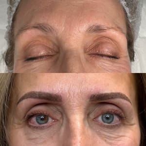 Eyebrow Tattoo result by Valerie Rose Aesthetics in Warwick, RI