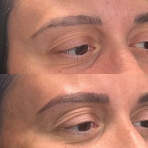 Eyebrow Tattoo result by Valerie Rose Aesthetics in Warwick, RI