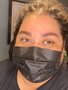 Eyebrow Tattoo result by Valkyrie Ink in El Cajon, CA