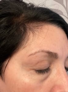 Eyebrow Tattoo result by Valspa Beauty & Aesthetics in Peabody, MA